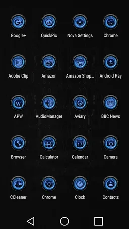 Turbulence Blue - Icon Pack screenshot 8