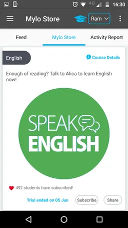 Mylo - Learning & Online Test screenshot 1