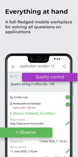 Okdesk. Field service & CMMS screenshot 2