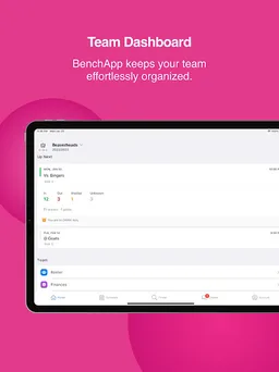 BenchApp - Sports Team Manager screenshot 2