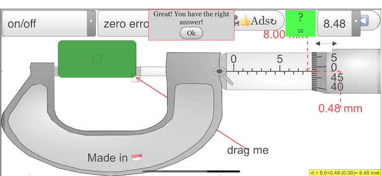 Micrometer Simulator screenshot 8