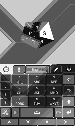 Grey GO Keyboard Theme screenshot 3