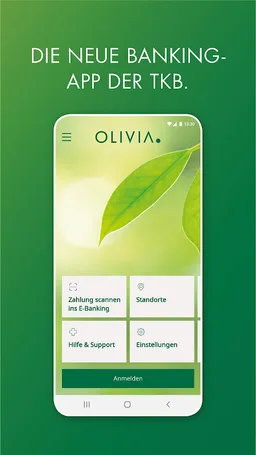 OLIVIA Mobile Banking TKB screenshot 1