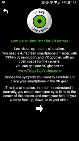Tengo Baja Visión - Simulator screenshot 4