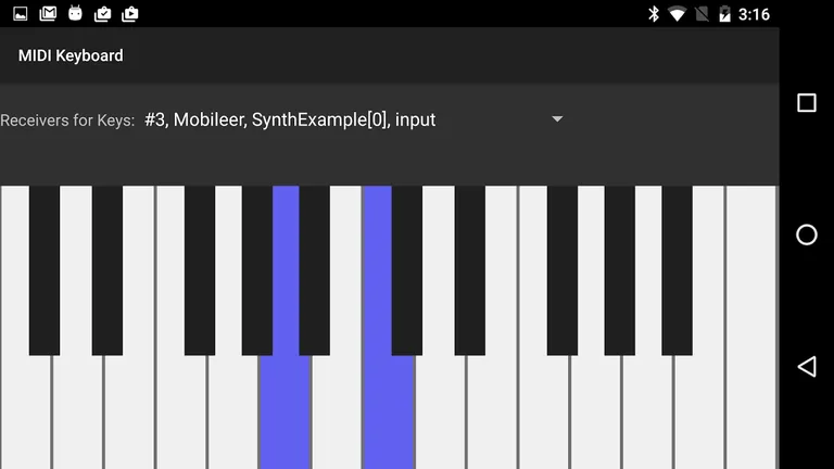 MIDI Keyboard screenshot 2