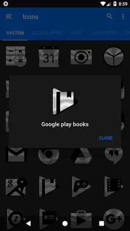 Silver and Black Icon Pack ✨Free✨ screenshot 1