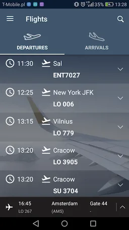 Warsaw Chopin Airport screenshot 2