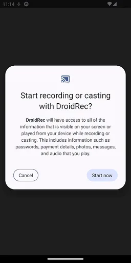 DroidRec screenshot 1