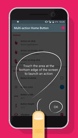 Multi-action Home Button screenshot 1