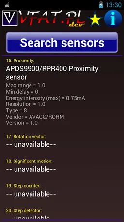 Mobile Sensor Seeker screenshot 13