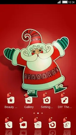 Santa Claus Launcher Theme screenshot 4