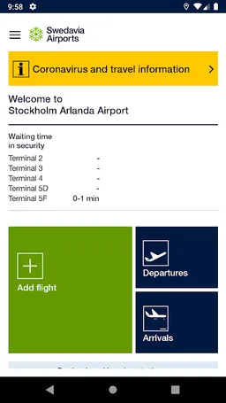 Swedavia Airports screenshot 7