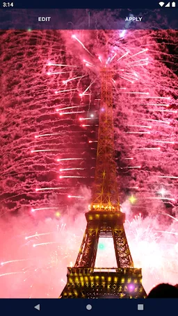 Night Sky Live Wallpaper screenshot 2