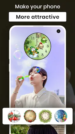 Stylish Clock on Screen Amoled screenshot 5