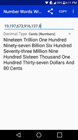 Number Words Writer Lite screenshot 6