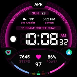 TVV Digital 3 Watch Face screenshot 5