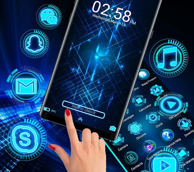 Technology Launcher Theme screenshot 5