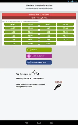 Shetland Travel Information screenshot 14