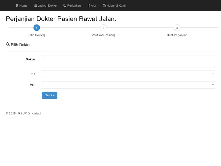 Kariadi Pendaftaran Online screenshot 2