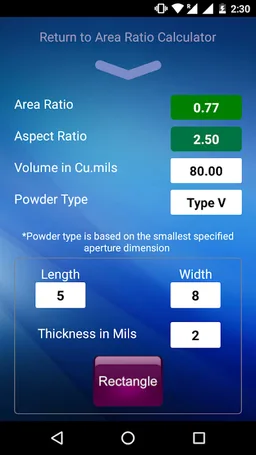 Area Ratio Calculator screenshot 11