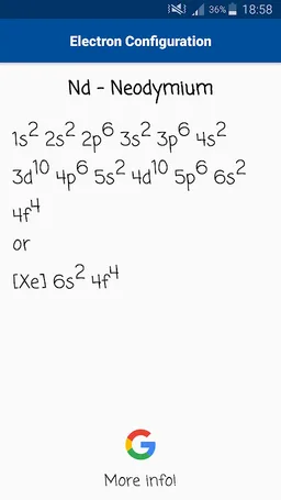 Electron Configuration screenshot 4