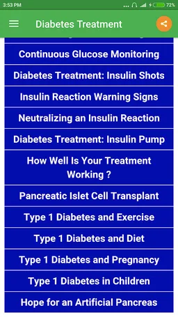 Diabetes Treatment screenshot 1