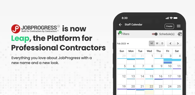 Leap, formerly JobProgress cover image