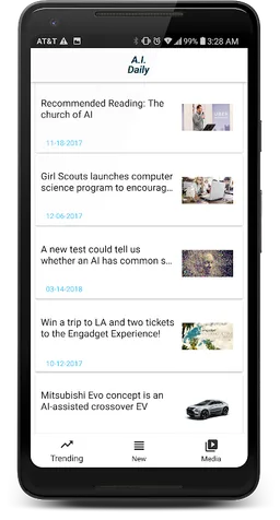Artificial Intelligence Daily News - Data & A.I. screenshot 1