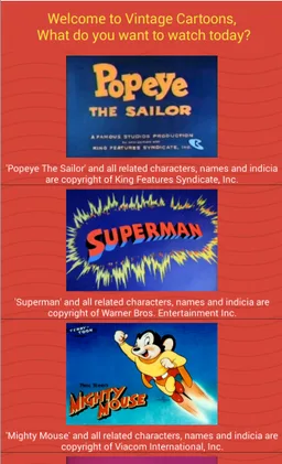 Vintage Cartoons screenshot 1