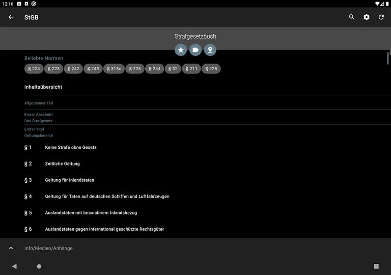 Lawdroid – Deutsche/EU-Gesetze screenshot 23