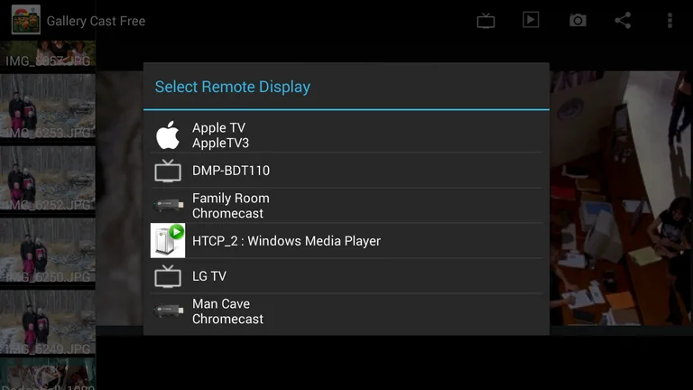 Gallery Cast screenshot 2