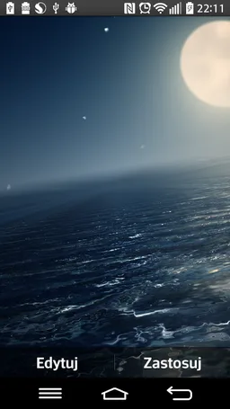 Ocean At Night Live Wallpaper screenshot 4