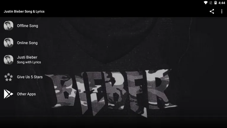 Justin Bieber Song & Lyrics screenshot 10