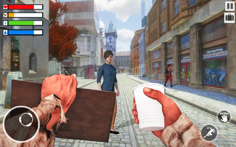 Tramp Simulator Homeless Games screenshot 1