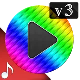 Poweramp v3 skin rainbow icon