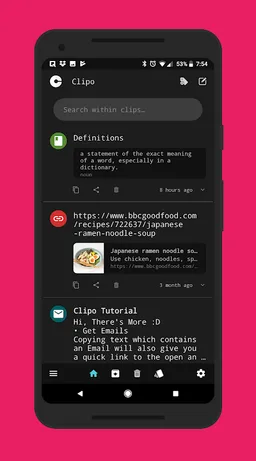 Clipboard Manager : Clipo Pro screenshot 1