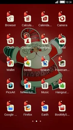 Santa Claus Launcher Theme screenshot 3