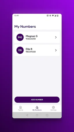 Telia Påfyll screenshot 2