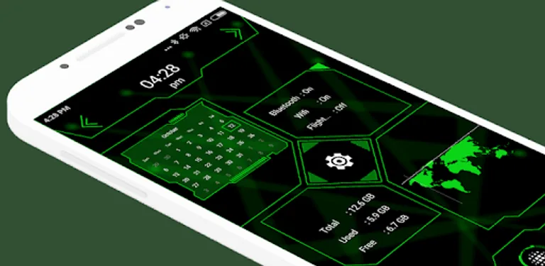 Hi-tech Unique Launcher - hi-tech theme cover image