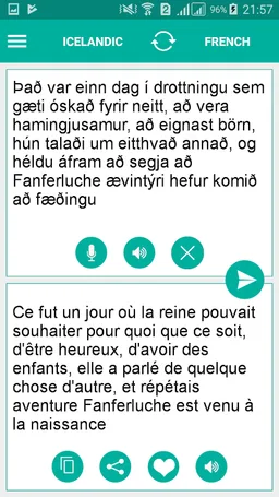 Icelandic French Translator screenshot 3