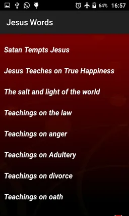 Words of Jesus screenshot 2