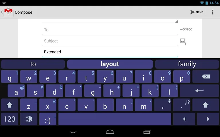 SwiftKey Tablet (Legacy) screenshot 13