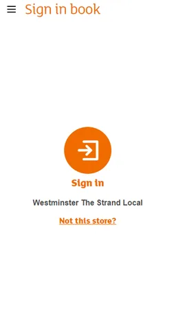 Sainsbury's Sign In Book screenshot 2