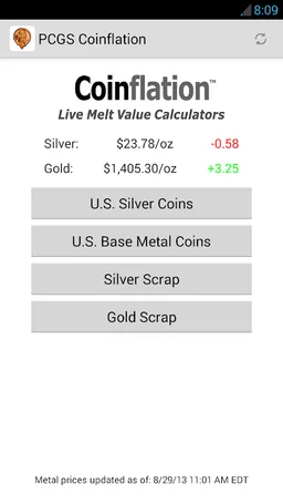 Coinflation - Gold & Silver Me screenshot 1