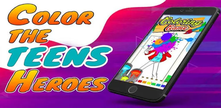 Coloring Book Super Heroes Game cover image