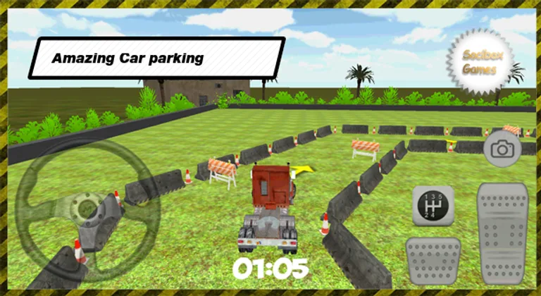 3D Real Truck Car Parking screenshot 1