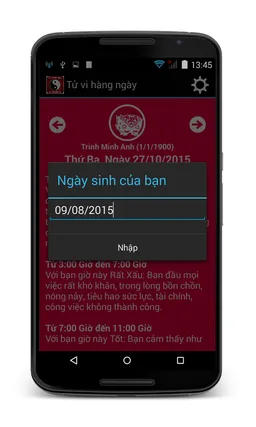 Xem Tu Vi Tron Doi - Tu Vi 2019 screenshot 7
