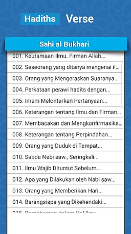 Sahih Al Bukhari (Indonesia) screenshot 2