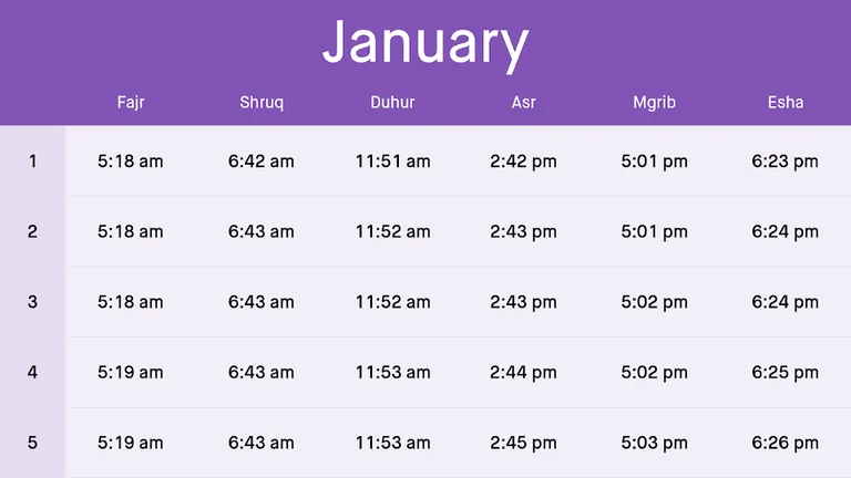 Kuwait Prayer Times screenshot 4