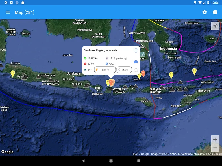 Earthquake + Alerts, Map & Info screenshot 6
